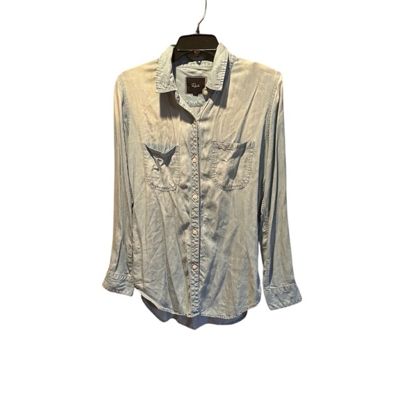 Rails Women's Buttons Front Chambray Shirt Small - Picture 1 of 5